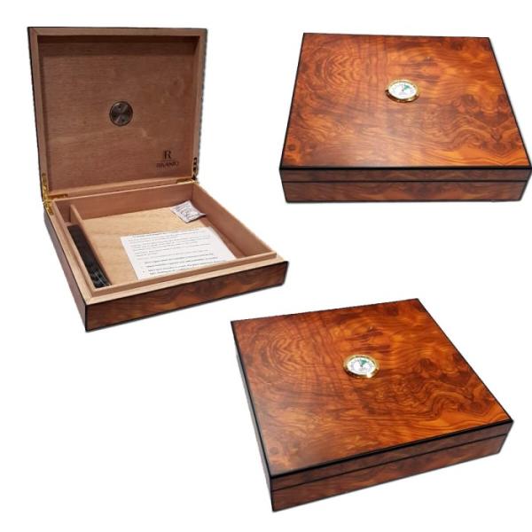Cigar Humidor 20ct Brown