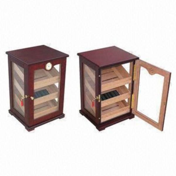 150 Cigars Storage Cabinet Countertop Tower Display Cedar Humidor Hygrometer