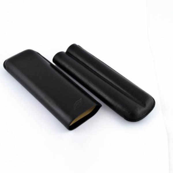 Cigar case for 2 cigars-Leather