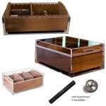 Clear Acrylic Cigar Humidor-Tray 30ct
